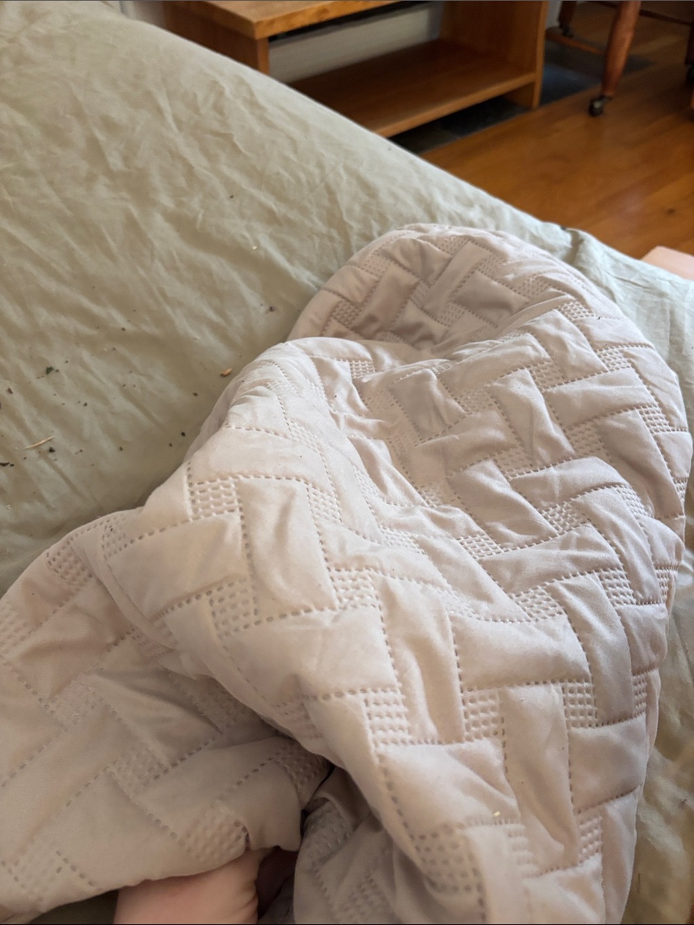 Plush Quilted Comforter - Light Pink